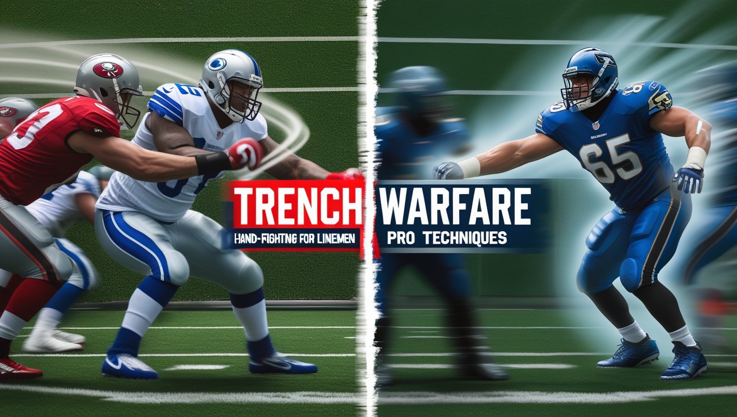 Trench Warfare Hand-Fighting for Linemen | Pro Techniques
